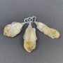 Uncut Citrine Pendant Wrapped 38×47×17mm+