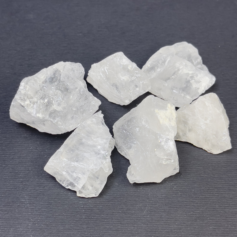 Natural Mountain Crystal Raw Rough Stone Droplets without Hole 26-30×16-20 mm (+-) (per 100 g ±)
