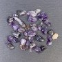 Natural Amethyst Rough Gem Tumbled, Faceted, Hole-free 7-12×6-9mm (+-) (per 100g ±)