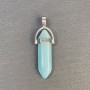 Pendant Cat's Eye Azure Hexagonal Crystal Sphere 8x31x41 mm+
