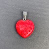 Heart Pendant Coral (individual) 20x20 mm+