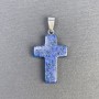 Pendant Cross Turquoise—Toned Stone 25x18x36mm+
