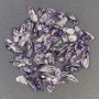 Price per 100g. Natural Amethyst chip tumbled, no hole, size ~7x20mm+