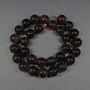 Garnet beads smooth round bead 12-13, 5mm+- on a thread, length 39cm+