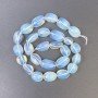 Moonstone Beads Cabochon 17x13mm on Thread, Length 39cm+