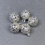 Findings Pendant, metal color silver, diameter 10×13.5 mm, 5 mm ± packaging 5 pieces