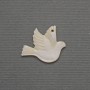 Pendant Dove made of natural mother-of-pearl 19×23 mm+