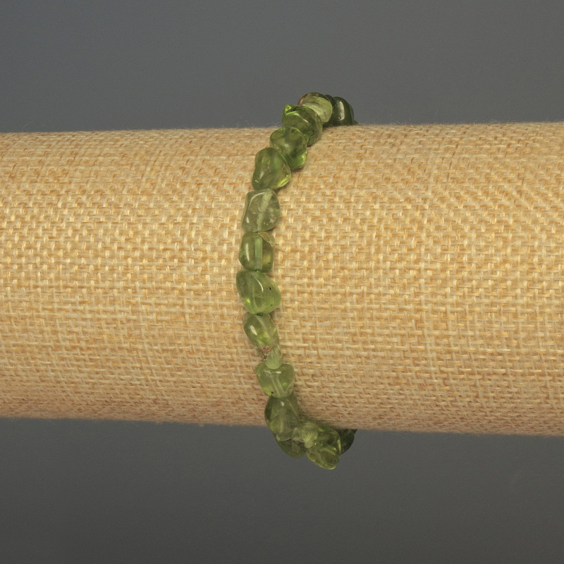Chrysoprase Bracelet, faceted beads, diameter 7×6mm ±, length 18cm ±, stretch