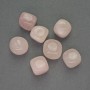 Natural Pink Quartz Raw Gemstones Tumbled, No Hole, 16x14mm (+-) (per 100 g ±)