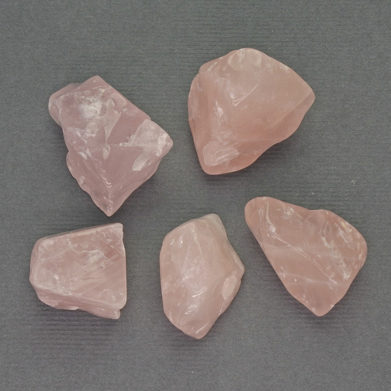 Natural Pink Quartz Rough Natural Crystals without Hole 25-30×16-22 mm± (per 100 g±)