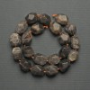 Sunstone Beads Multisided 17x13 mm on Thread, 42 cm length