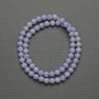 Agate Beads (Raw) Smooth Sphere, 6mm± Diameter, on Thread, 37cm+ Length