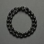 Agate Beads Grain Shape 9×6 mm± on a Thread, Length 39 cm+