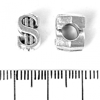 Pandora Dollar Bead Findings, 11x7mm, 5mm Hole, 20g Pack (+/-9 pcs)