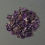 Natural Amethyst Tumbled Chips without Hole 12-15x10-12mm± (per 100g±)