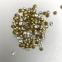 Rhinestones stones color white, diameter 3.7 (+/-) mm pack / 10 g (+/-)