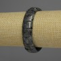 Bracelet Labradorite natural stone chain, diameter 15x10mm±, length 18cm± stretch