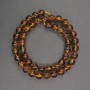 Amber Beads Smooth Round 8mm, Length 40cm