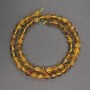 Amber Beads Smooth Sphere 6mm Diameter ±, String 40cm ±
