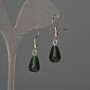 Chrysoprase Drop Earrings 8x12mm±, length 32mm±