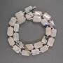 Adularia Natural Stone Beads Rectangular 9×9×13mm, length 42cm