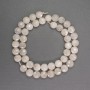 Adularia Beads, Faceted Coin-shaped 8 mm, 5x5 mm, Thread Length 38 cm