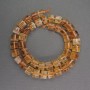 Natural Citrine Beads Cylinders 9x7mm, length 41cm