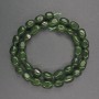 Aventurine Beads Green tumbled, diameter 8×10 mm ±, length 38 cm +