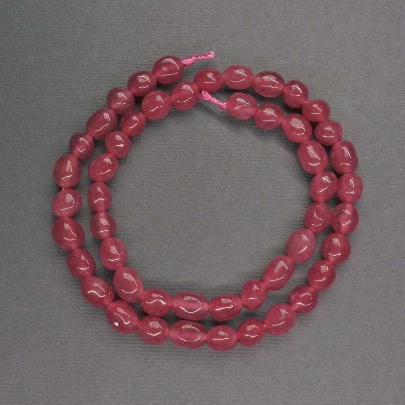 Turquoise? Wait: no. It's Turmalin beads faceted, diameter 7x8mm, length 38cm+