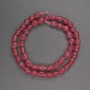 Turquoise? Wait: no. It's Turmalin beads faceted, diameter 7x8mm, length 38cm+