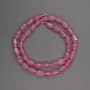 Tourmaline Faceted Beads, 6x9 mm, 38 cm strand