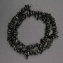 Natural Stone Beads Black Tourmaline Shards, 6x4mm, 41cm Length