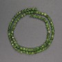 Chromdiopside natural stone Beads faceted ball 4mm diameter, 39cm length