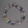 Fluorite Beads, Faceted Round, 6mm +/- Diameter, 39cm length
