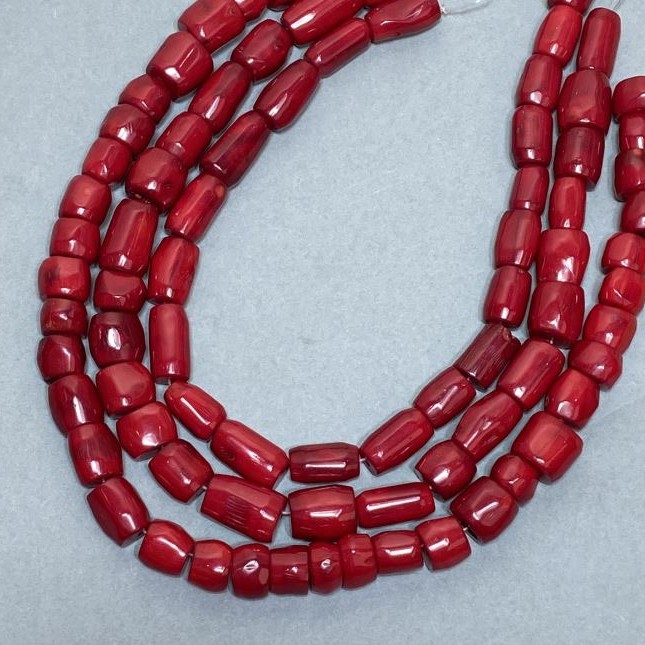 Natural Red Coral Beads, faceted rondelle, diameter 9-21×9-15mm ± assorted sizes, thread length 40cm+