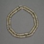Labradorite Rondelle Beads, 4x2 mm, 40 cm length, natural stone
