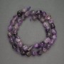Amethyst Beads, Faceted, 9 mm diameter, 40 cm length (±)
