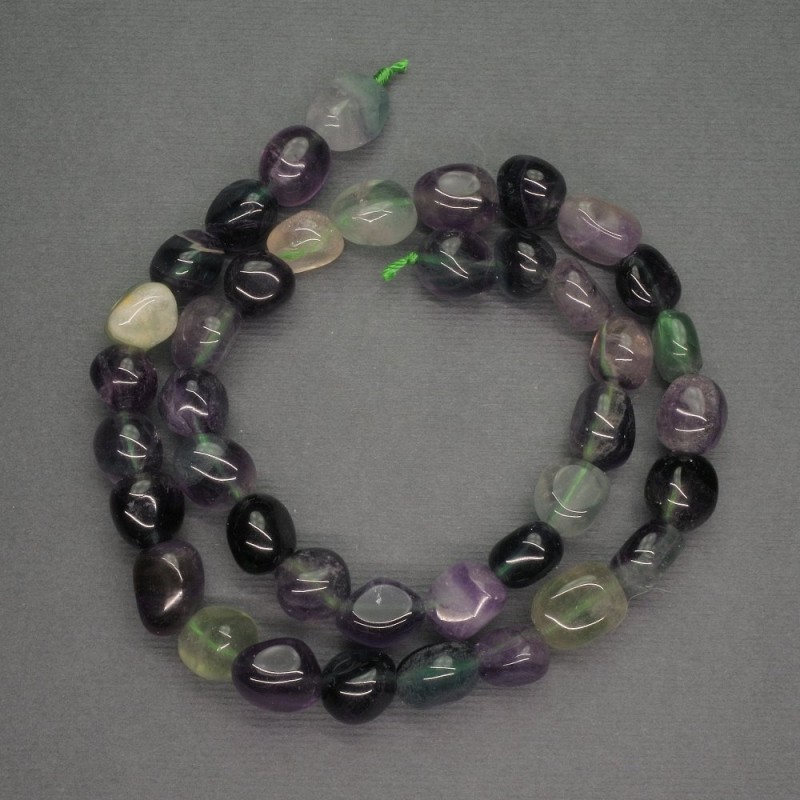 Natural stone Fluorite beads, faceted round, diameter 9mm±, length 39cm±