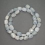 Aquamarine Beads, Faceted 10x12 mm, 40 cm length
