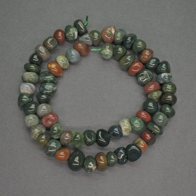 Jasper Beads Multicolor Faceted Round 9mm (±) 40cm (±) Necklace Thread