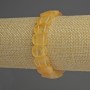 Bracelet Citrine Faceted Link, diameter 14x10mm+-, length 18cm+- stretch