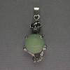 Pendant Skeleton Jade Bead, diameter 16mm± 20x50mm+