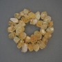 Natural Citrine Beads, Multifaceted, diameter 14-18×11-14mm, length 39cm