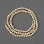 Freshwater Pearl Beads 3–3.5×3.5–4 mm, on a Thread, 33 cm long
