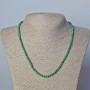 Malachite Beads (pre-cut) smooth round bead, diameter 4mm±, length 45-47cm±