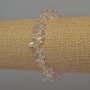 Bracelet Assorted Pebble, diameter 6-12×2-4mm +-, length 18mm+- stretch
