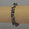 Pyrite Chip Bracelet, diameter 7-10×3-7mm, length 18cm, adjustable stretch