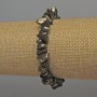 Pyrite Chip Bracelet, diameter 7-10×3-7mm, length 18cm, adjustable stretch