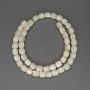 Mother-of-P Pearl Barillo Beads, diameter 8x7, 5mm±, length 40cm± on thread