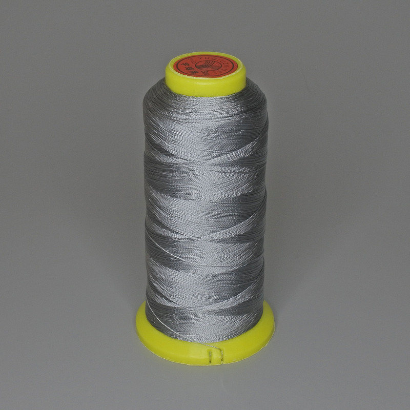 Grey nylon thread for crafts, capron, diameter 0.3 mm